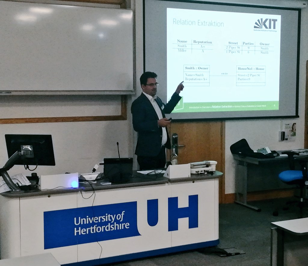 is_eud's tweet photo. Alexander Wachtel is now presenting his work about Natural Language User Interface (NLUI) to Extract Data from Different Data Sources #ISEUD2019 https://t.co/VgvahAn1Im