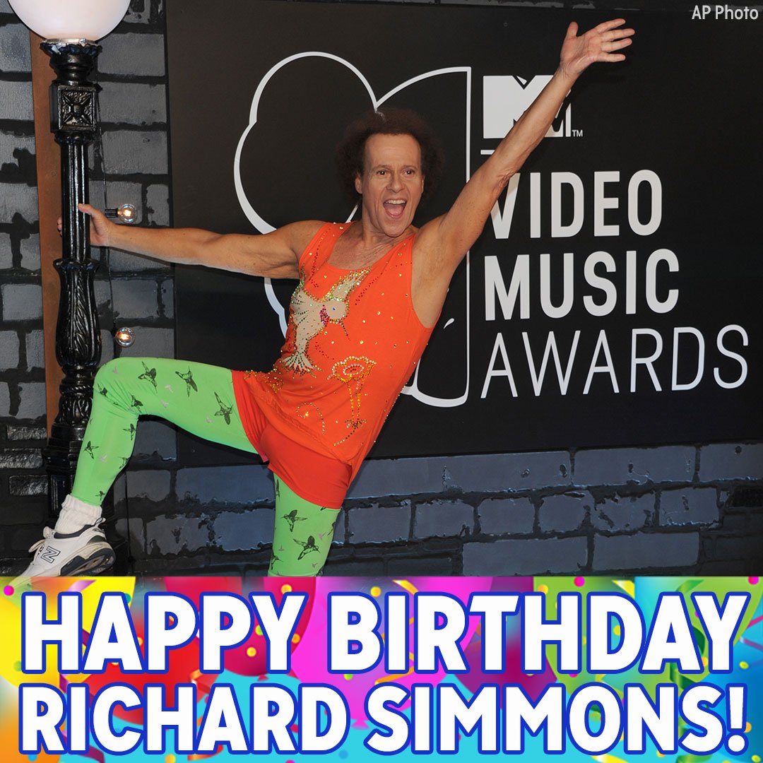 Happy Birthday to fitness icon Richard Simmons! 