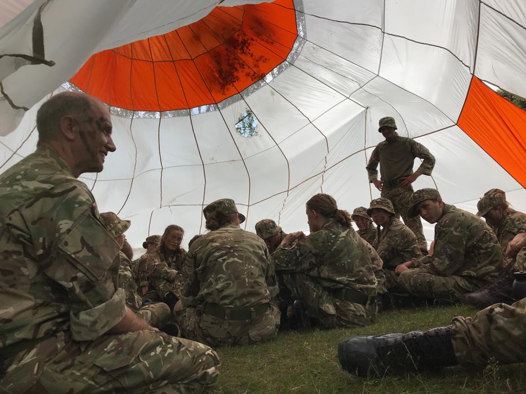 KnoleAcademy's tweet photo. What an incredible experience our @CCFcadets have had. Today is Competition Day. The students scored an incredible 6/6 on the blow dart challenge & produced 13 stands in the Survival 2 programme. #knoleacademyccf #ccf #ccfsummercamp #Survival #competitionday https://t.co/bs1UqnD0V3