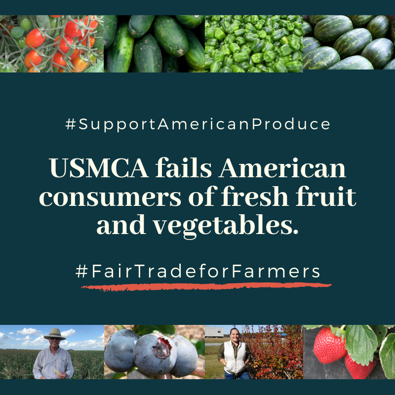 #USMCA fails our Southeast fruit and vegetable farmers and the consumers who eat American produce. More multigenerational farms will shut down if #USMCAnow is passed. #FairTradeForFarmers #SupportAmericanProduce