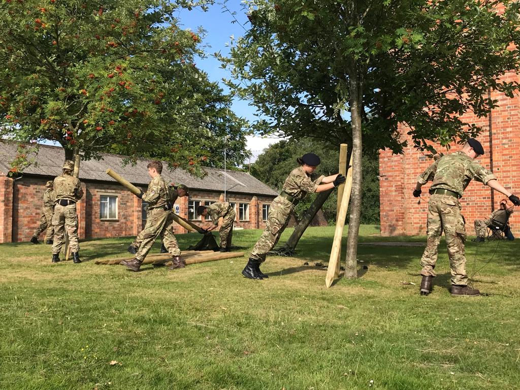 KnoleAcademy's tweet photo. What an incredible experience our @CCFcadets have had. Today is Competition Day. The students scored an incredible 6/6 on the blow dart challenge & produced 13 stands in the Survival 2 programme. #knoleacademyccf #ccf #ccfsummercamp #Survival #competitionday https://t.co/bs1UqnD0V3