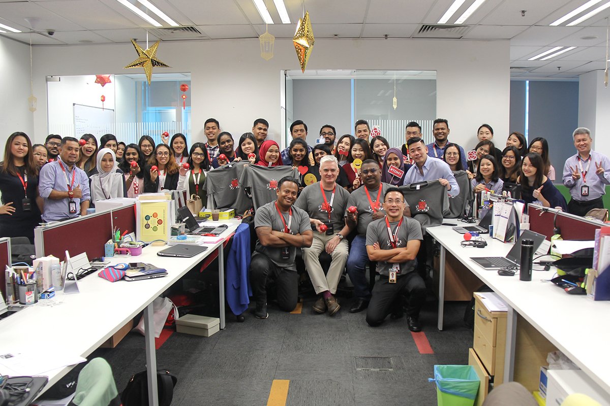 tdcxgroup's tweet photo. #Teledirect #Malaysia celebrated staff appreciation day and a significant growth milestone in staffing 2000 employees in the workplace. We want to thank all of you for your dedication and commitment that have taken Teledirect Malaysia to the next level. https://t.co/HwYNinA5df