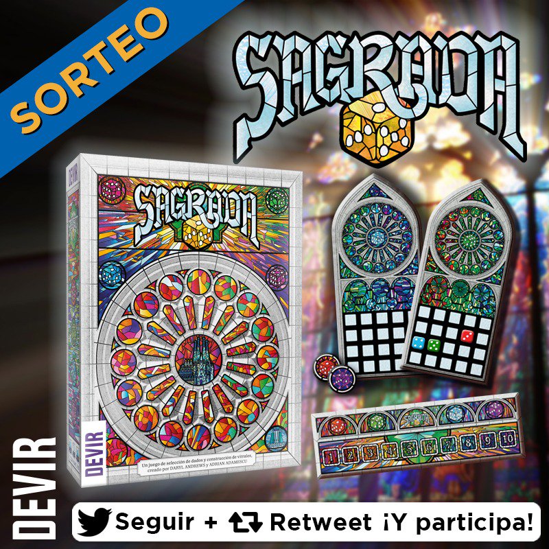 ¡ATENCIÓ SORTEO! Por el amor de Gaudí, ¡Sagrada vuelve a estar en stock! Sorteamos una copia entre todos nuestros seguidores que hagan RT hasta el domingo 14/07 a las 23.59h ¡Suerte a todos! 🙏