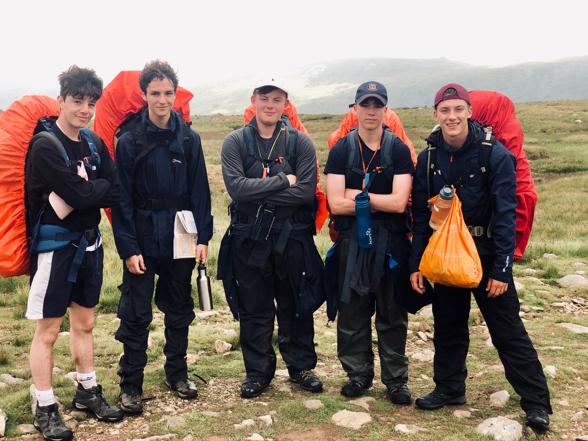 PriorPark's tweet photo. Students will finish @DofE Gold today. All students tired but happy. Now for fish and chips... https://t.co/y8acjMrNf4