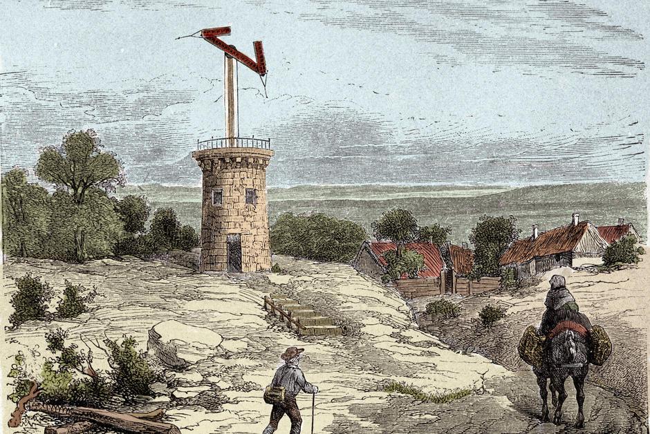 Histoire ⏳
Les hackers datent d'avant l'apparition des ordinateurs. 1834, France, monarchie de juillet. Les frères François et Joseph Blanc interceptent les informations du télégraphe optique par sémaphore.  courrierinternational.com/article/histoi…