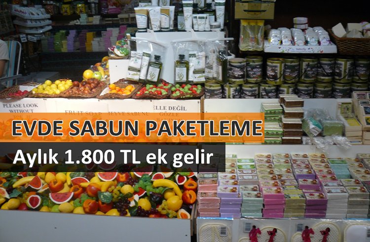 Evde sabun paketleme işi yaparak #parakazanmak ; paraveis.com/evde-sabun-pak…