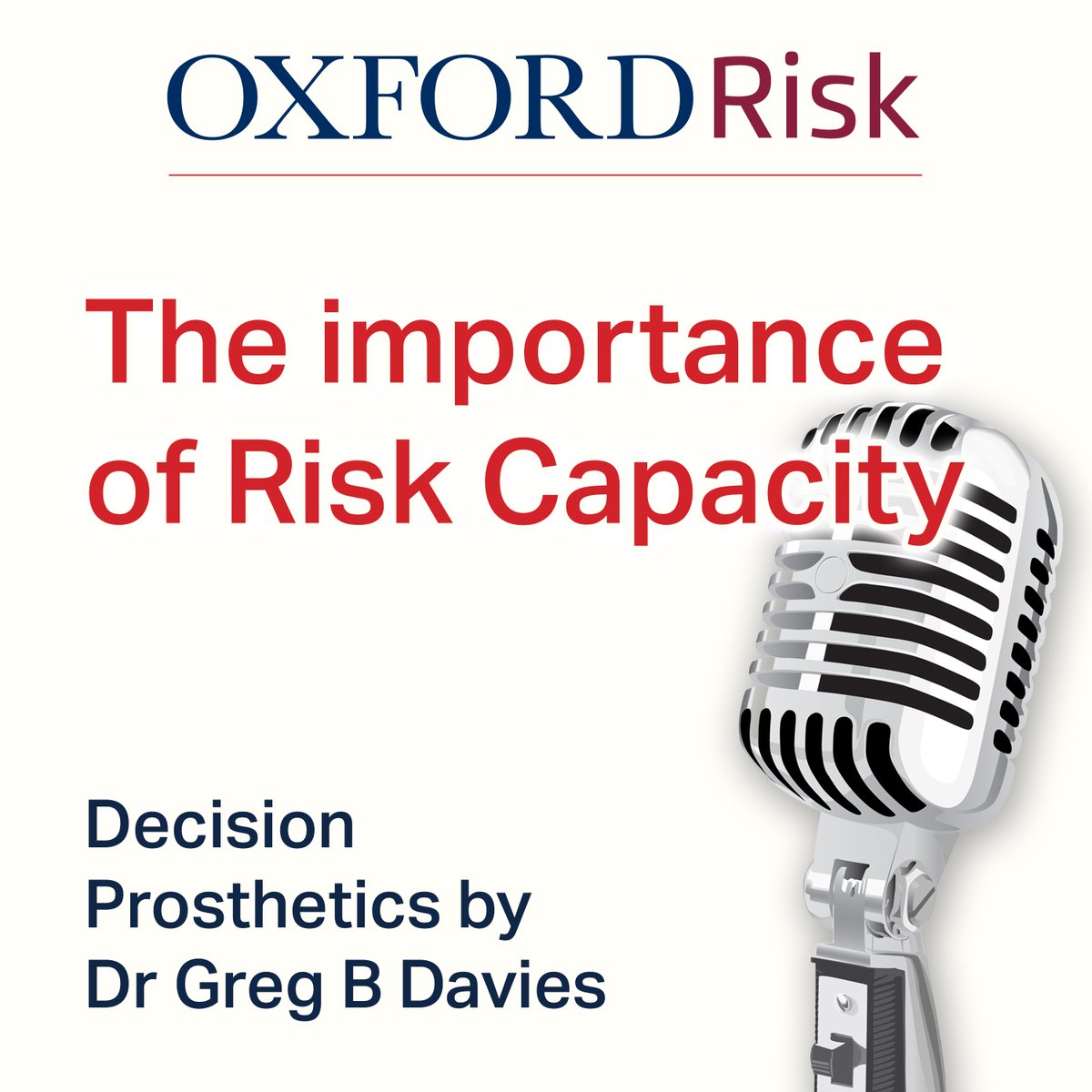 OxfordRiskLtd's tweet photo. Listen to @GregBDavies discuss the importance of Risk Capacity on the Oxford Risk podcast on #iTunes. Subscribe today to get the latest episodes delivered straight to your device: https://t.co/SBTFfJIRmR #decisionprosthetics #behaviouralfinance https://t.co/zqHXZ8ZZu2