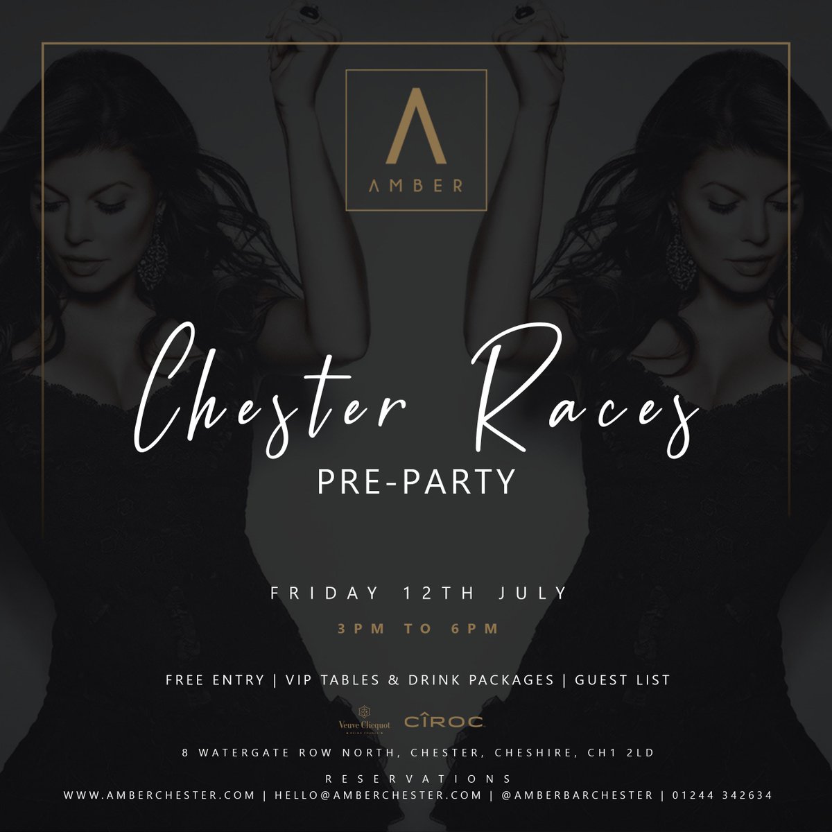 TheFunKitchen's tweet photo. π π π Races Pre-Pary today 3pm to 6pm
πΈCocktails
πΎ Bottle Service
π§ Live Music
π Dance Floor
π Courtyard
β 3pm to 6pm
https://t.co/SlCSKdtnaY | hello@amberchester.com
#AMBER #AMBERChester #Chester #Cheshire https://t.co/UefueJX61f