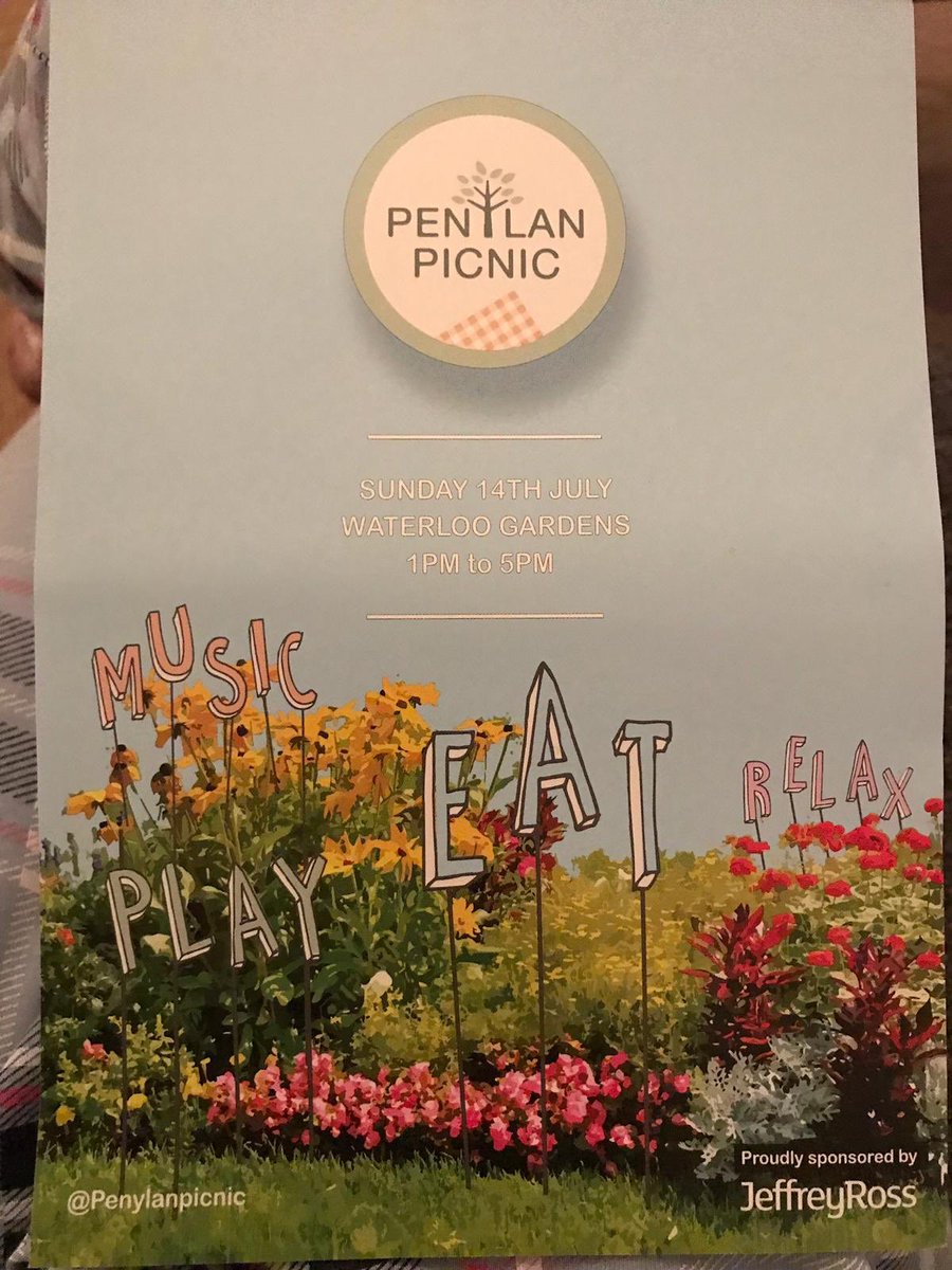 LisaWhittaker02's tweet photo. Waterloo Gardens looking gorgeous in the sunshine this morning. Looking forward to @PenylanPicnic on Sunday afternoon ☀️ #community #local #music #food https://t.co/QulzdXKFVr