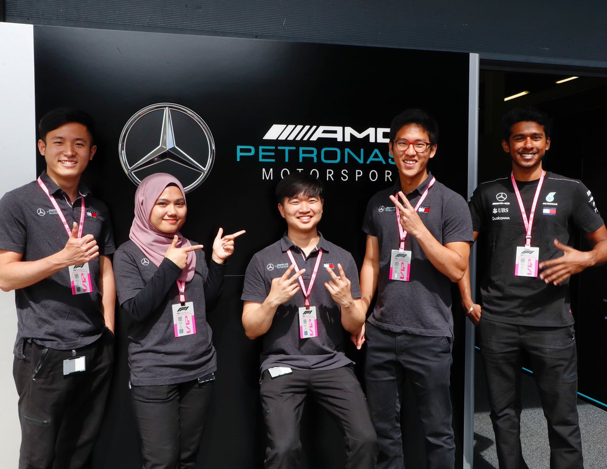 Mercedes Amg Petronas F1 Team On Twitter Squadgoals Mega To Have The Pet Motorsports Interns Trackside With Us For The Britishgp Drivenbyeachother