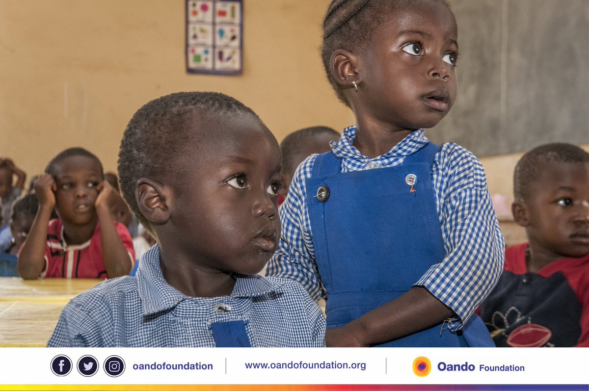OandoFoundation's tweet photo. #Earlychildhoodeducation helps children gain the social, emotional, physical and cognitive development needed in order for them to have a brighter future.
#EarlyMomentsMatter #ECCD #ECD #EarlyChildhoodDevelopment #OandoFoundation #First5Years #EarlyMoments https://t.co/pnd5SEWnwz