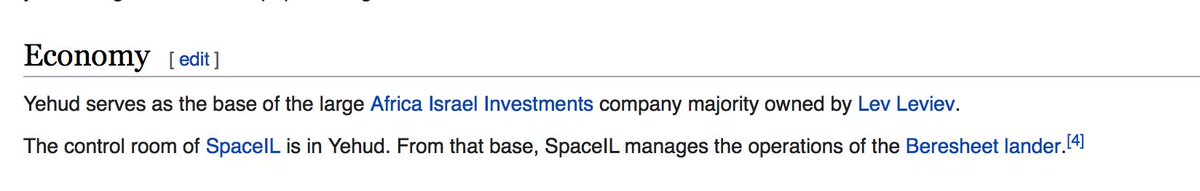 Lev Leviev Yehud serves as the base of the large Africa Israel Investments https://en.wikipedia.org/wiki/Yehud 