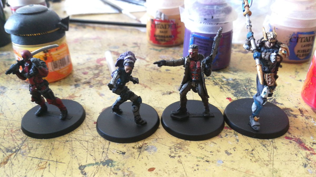 hellganJ's tweet photo. Finally finished my set of soldiers of fortune for #aristeia https://t.co/17yV3VosMu