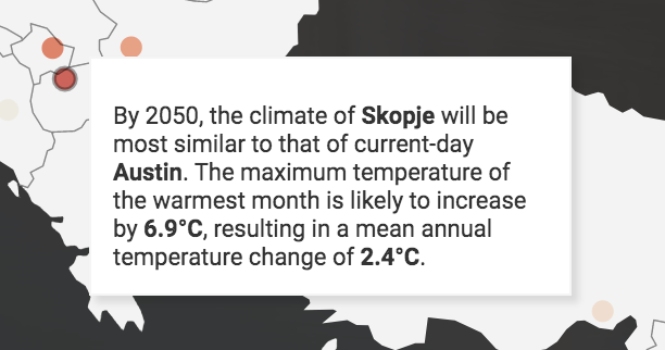 O2Inicijativa's tweet image. #Скопје за 30 години ќе има клима како Austin, Texas, за 6.9°C повисоки макс. темп. во најжешкиот месец. Што правиме да ја зголемиме отпорноста? Правиме полошо. Мини урагани ни станаа реалност, ама чекај, ние #УНЕСКО прво да го прелажеме, после до Господ е #климата, не е до нас.