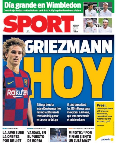 AntologiaP's tweet photo. Así las principales portadas deportivas en España 🇪🇸 https://t.co/Piq3337mGv