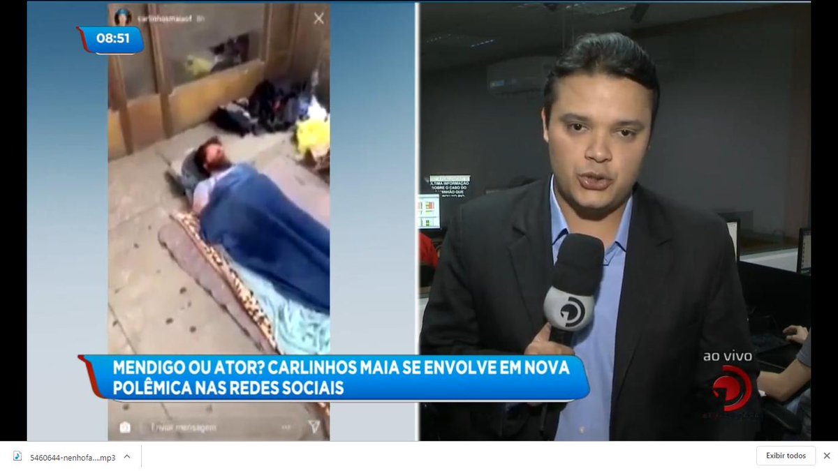 Polêmica 😱 Carlinhos Maia diz que morador de rua prece ser um ator e viraliza nas redes sociais 👇 #BalançoGeralAL https://t.co/xPG4UWcN7l https://t.co/88FolRS5Iz