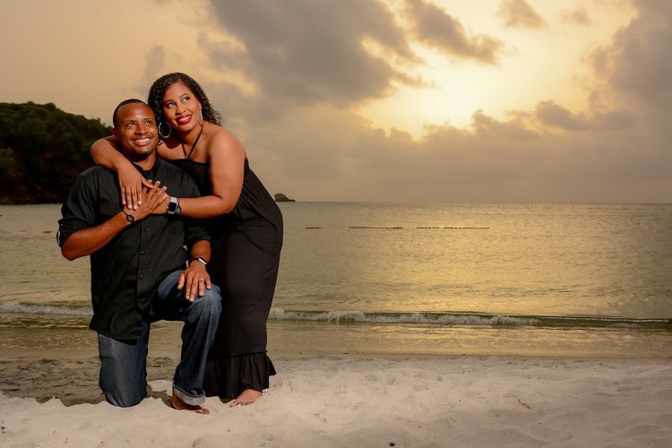 🥳 Happy 11-Year Wedding Anniversary to the one who chose me!! 

📸: Anniversary Photos taken in St Lucia on the beach last year; natural curls popping, okkk! lol 

#HusbandAndWifeLife #HappyAnniversary #StLucia #WestIndies