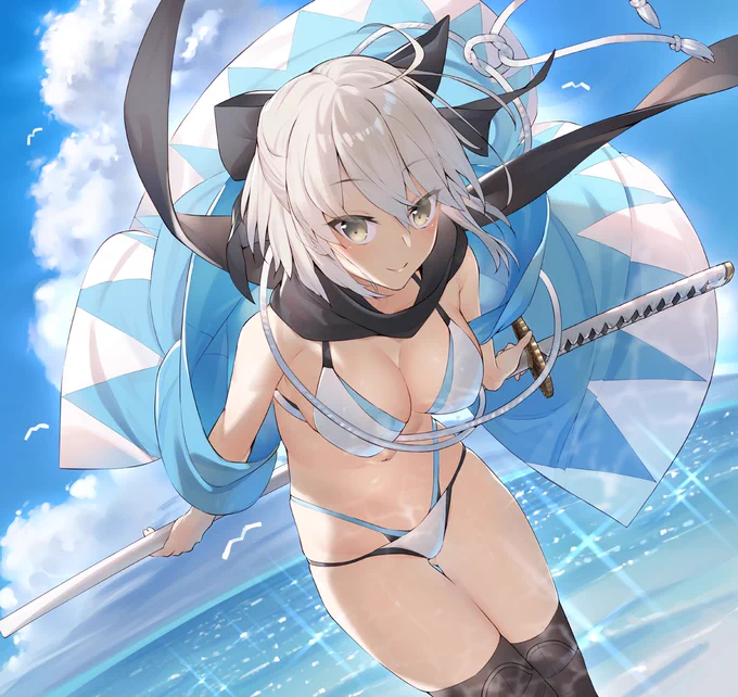 水着沖田さん 