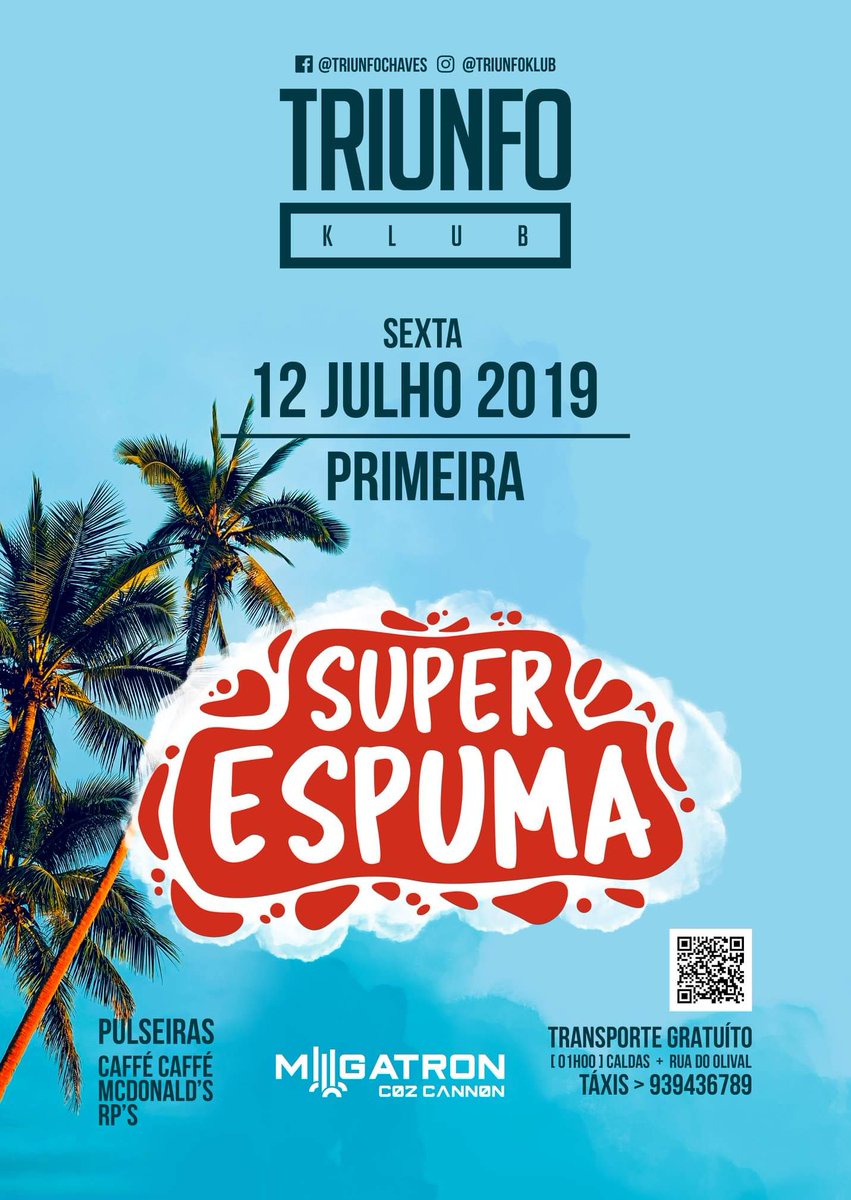 Primeira Espuma do Ano! 
Pulseiras comigo 📱📱