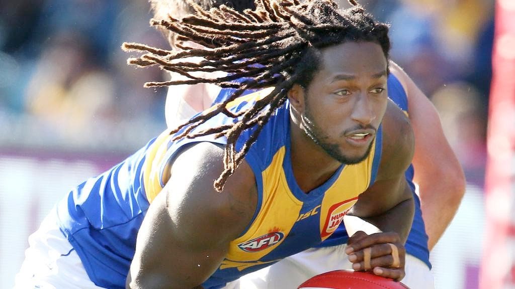 aflonline's tweet photo. Nic Nat has had 17 hit-outs and 6 to advantage as well as 8 clearances despite just 56% game time in the first half 🔥 #AFL #AFLEaglesPies https://t.co/Mi50HpfWpl