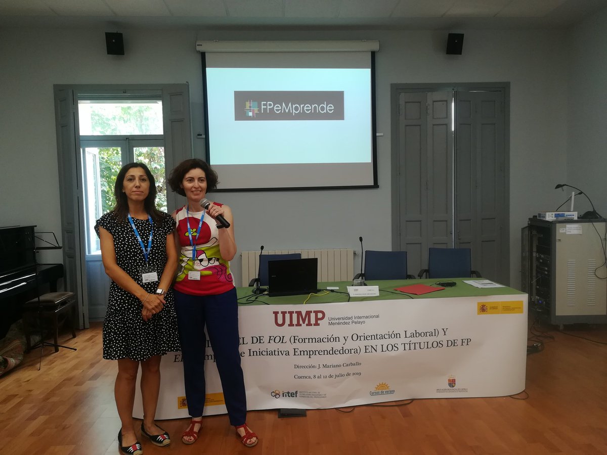 <a href="/aitzziber/">AITZIBER NIÑO</a> <a href="/Carmelafol1/">Carmelafol</a>, gracias por mostrarnos vuestro trabajo #FPeMprende, #MEFP_UIMP2019 #EmprendeFol