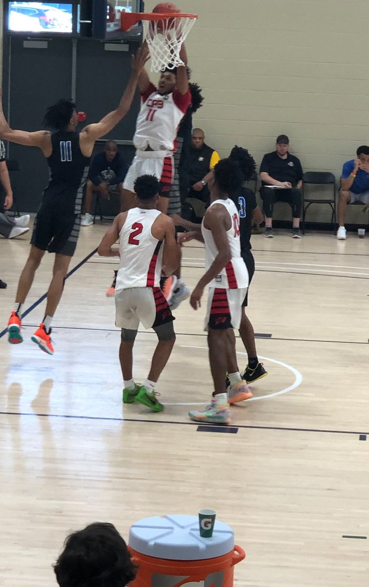 CP3 16U is rolling at the Nike Peach Jam, just as their 15U squad is. Yesterday the 16U team defeated a loaded GA Stars team by double digits as #10 Dontrez Styles, #1 Breon Pass, #4 Terquavion Smith &amp; #11 Keyan Mims shown here, all came up big, as did Jacobi Wright and the rest.