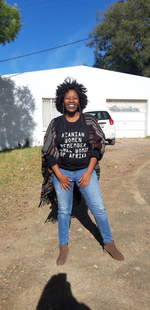 azanianwomen's tweet photo. t-shirts are ready! orders can be placed via this account or directly to this number: 064 090 3719. available in S, M, L and XXL. R100 a piece. #AzanianWomenRemember #memoryisaweapon https://t.co/1ZDT4GYcTk