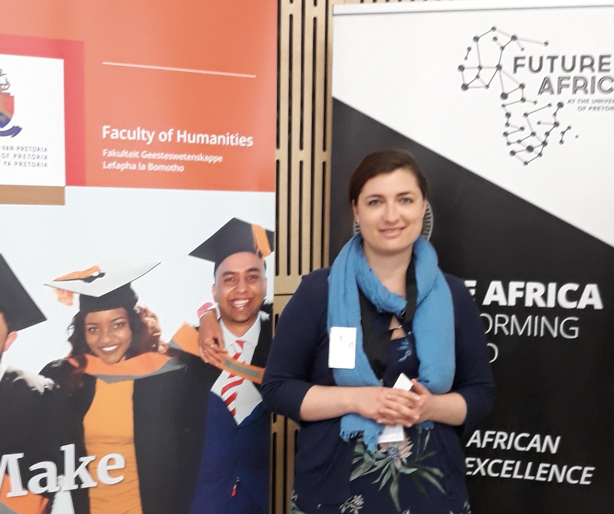 Friedensakadem1's tweet photo. Inspirierende Konferenz #UnsettlingParadigms an der University of Pretoria @UPTuks mit Beteiligung der Friedensakademie durch Melanie Hussak zu "(De)colonial Peace und Reflektionen zu einer dekolonialen Curriculum Entwicklung in der Friedenspädagogik"  @UParadigms https://t.co/a6wblof9ZM