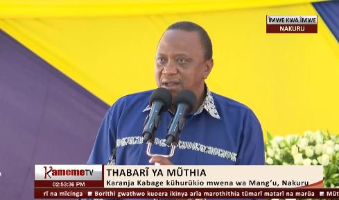KamemeTvKenya's tweet photo. Uhuru Kenyatta: Uri muteti, togwiciragia ciigii nda yaku, wicuranie uria ukugacirithia miturire ya andu aria angi #RIPKabage https://t.co/GQTFwLIpN9