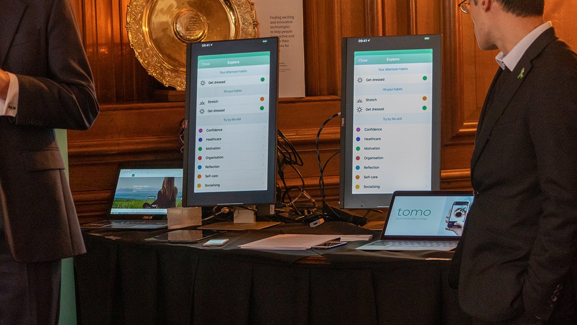 HealthTechYou's tweet image. Our #Mobility and #Accessibility Winners @hellotomoapp had a catch up with us at our 2019 #HealthTechandYou #Awards, check it out here &amp;gt;  bit.ly/2NX5nm2