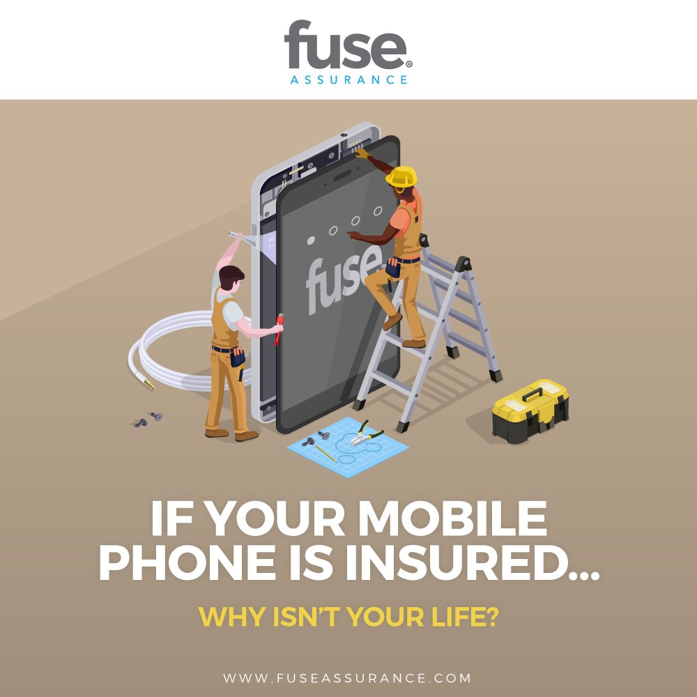 Insuring items like phones and tablets comes pretty high in people's priorities, yet they leave their very lives to chance.

Our level-term Life Insurance pays out the entire amount you plan to leave behind should the worst happen. Find out more: fuseassurance.com/life-insurance…
