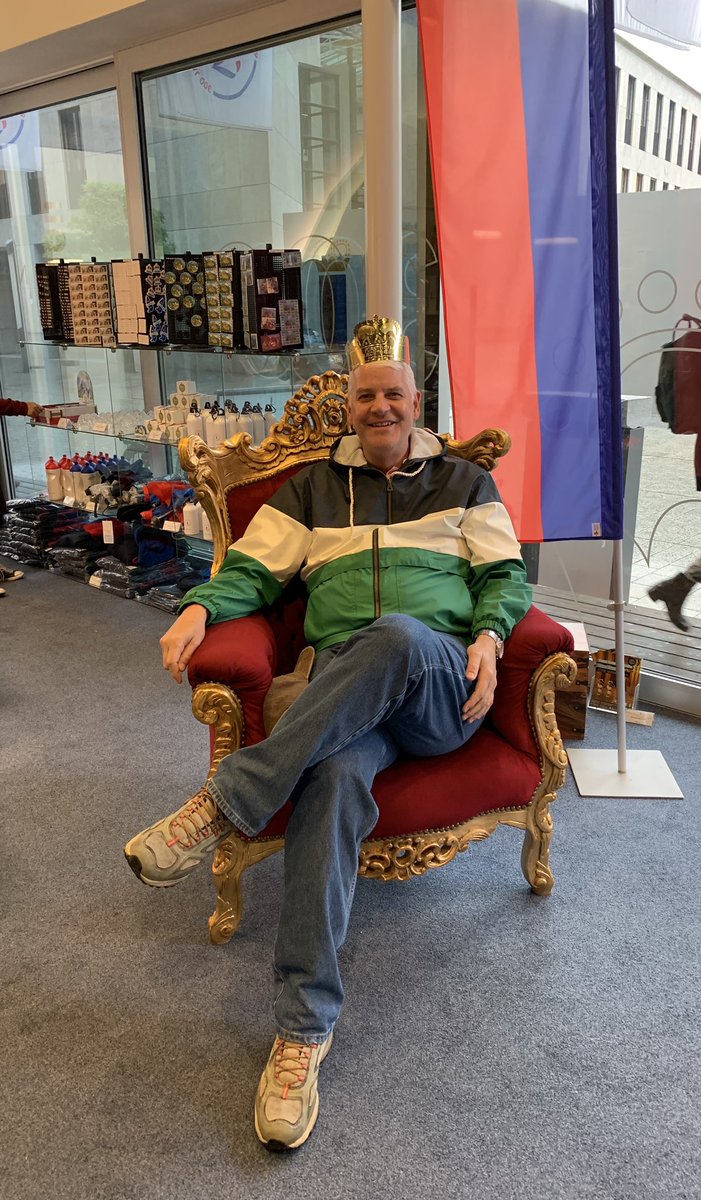 csdedrick's tweet photo. Today I was crowned “Charles of Lichtenstein” @NYSchoolSupts @SuptCaplan @SuptAMaloney @LawrenceBoWrig1 @pobsupt @laurapfeijoo @RinaGreco @deehungerford28 @JazzConboy @Greg_Berck @VreneliBanks @KELLEYP48 @robertnlowry @NYCmixology https://t.co/b7bjnExeIY