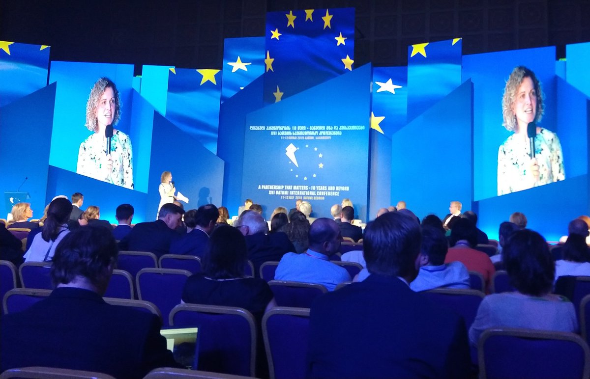 JanCingel's tweet photo. Saving the best for the end:#GEW2019 #BatumiConference Wrap-up session w/ moderators of panels of the conference: @StevenBlockmans from @CEPS_fp ,@ClareMoodyMEP @SHKMEP ,@KPisarska ,@PowerVertical from @cepa under the leadership of @TamarKhulordava 🇬🇪 GeorgianParliament.#Georgia https://t.co/4vWNqfTjLG