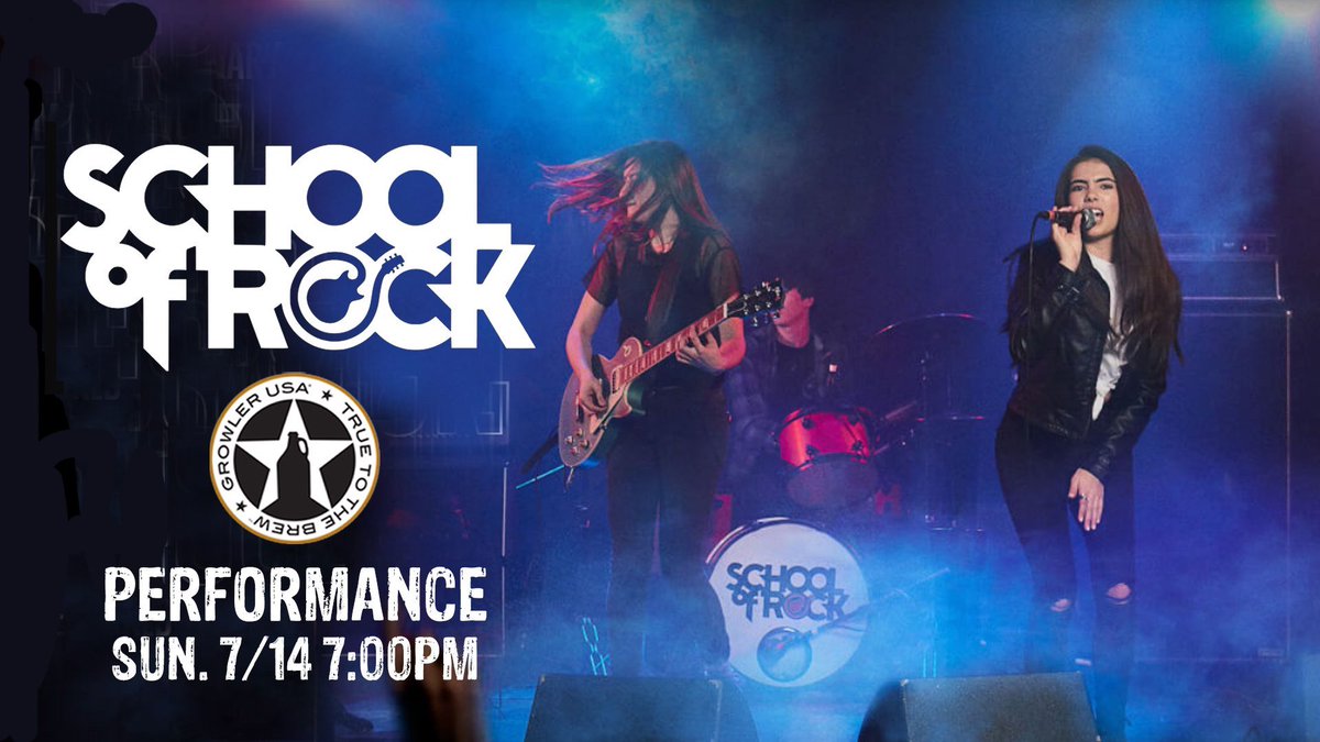 7:00PM Sunday at Growler USA School of Rock Omaha will be rockin’ some of your favorites. Special guest Ari Hanney (SoR Omaha alumnus) will be opening the show. If your kids have been asking about music lessons, here’s your chance to see what the School of Rock can offer them!