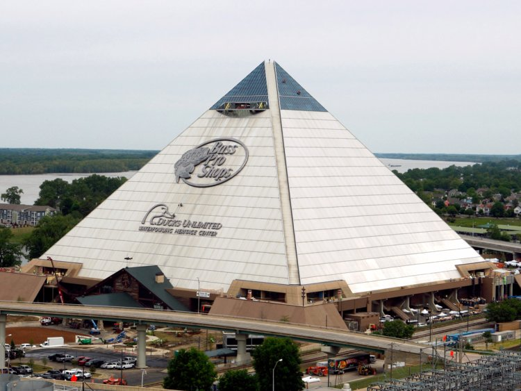 So, you've definitely seen the "Bass Pro Pyramid" going around, whether in meme format or just as a curiosity. But how the hell did it come to be? And why fucking Bass Pro Shops?Let's dig into the kinda-short and actually-pretty-cursed history of this modern mess of a monolith.