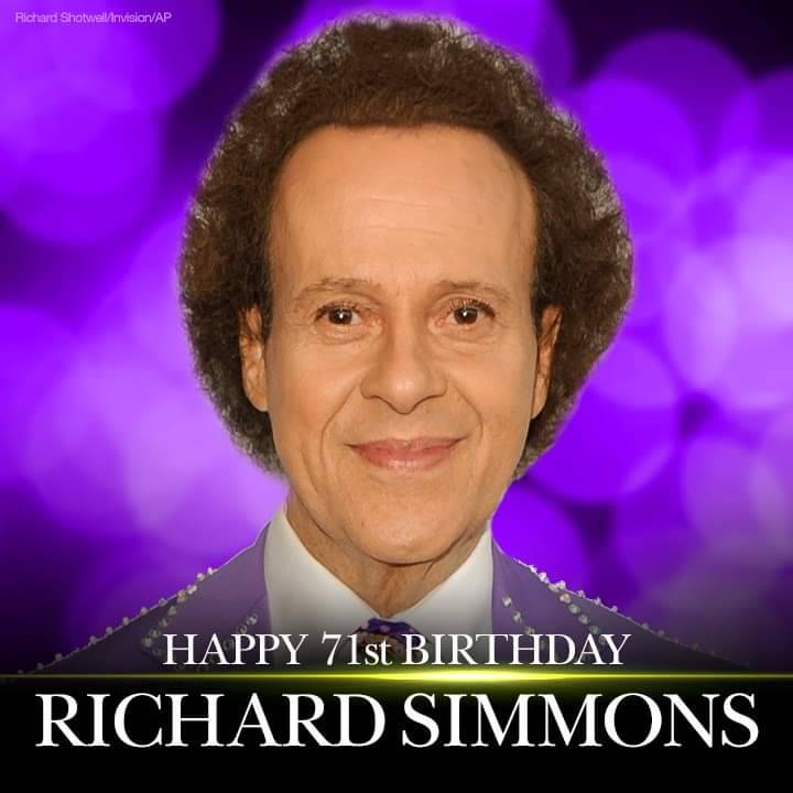 Happy 71st Birthday to Richard Simmons! 