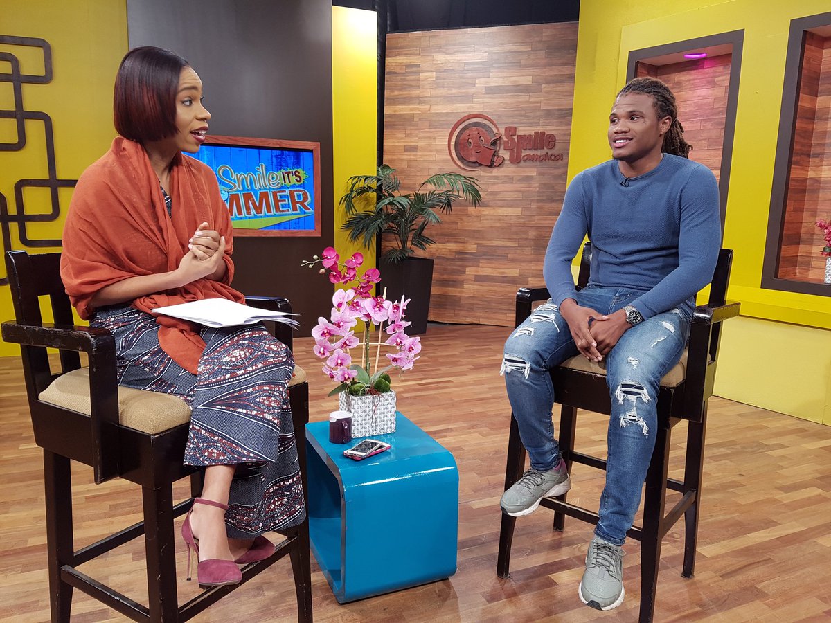 Smilejamtvj's tweet image. Actor, @daleelliottjr plays the #RastaRocket Akeem Sharp in the locally produced @sprinterthefilm.  He stops by to share the feedback the film has been receiving since the premiere.