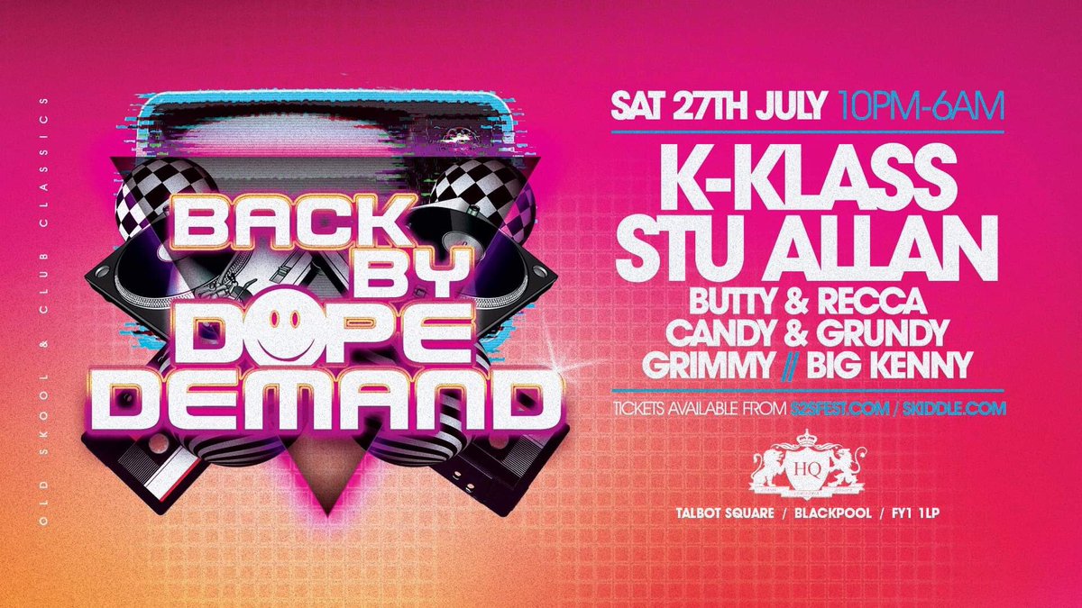 2 weeks to go! <a href="/bbdduk/">Back By Dope Demand®</a> <a href="/homeandhq/">Home & HQ Blackpool</a>