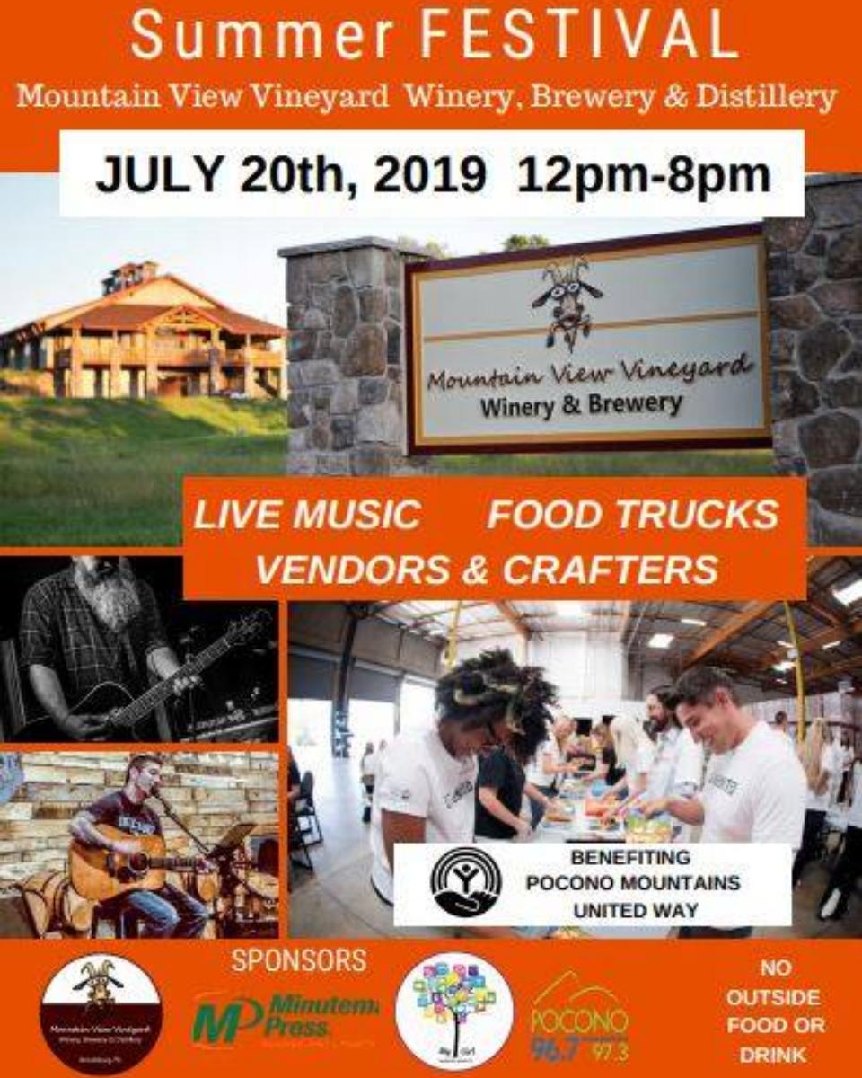 PoconoWinery's tweet photo. This year, Mountain View Vineyard will be hosting our first Summer Festival in the Beer Garden! https://t.co/wjows3diI6 https://t.co/75f4vx9qvS