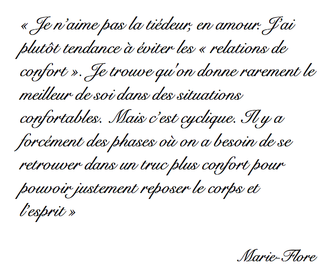 Marie-Flore. J-2. 🎤