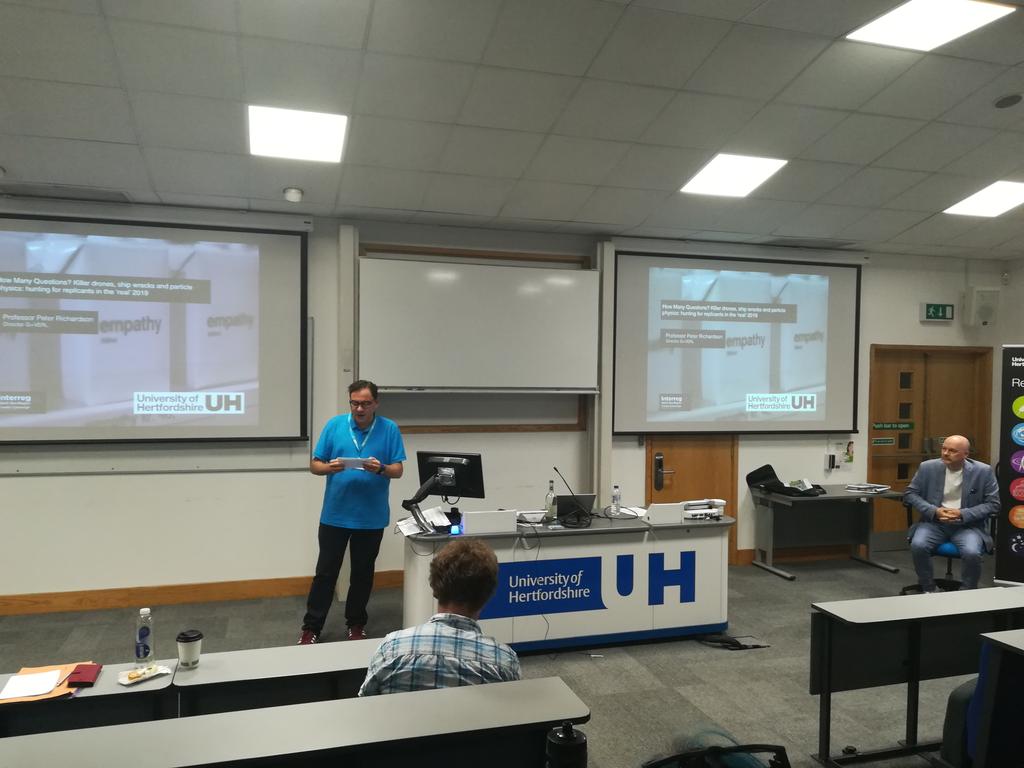 is_eud's tweet photo. Time for the closing keynote! Our general chair Alessio Malizia @cikay72 is now introducing prof. Peter Richardson and his presentation #ISEUD2019 https://t.co/CoUisNr4G6