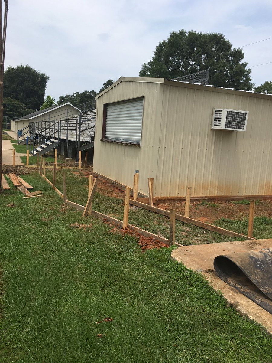 Shane_T_Smith's tweet photo. Washington Parish School System Capital Improvements- @VarnadoHigh Football Stadium will have a new Visitors Side Restroom/Concession this year.. #progress https://t.co/TE8qHvEkGR