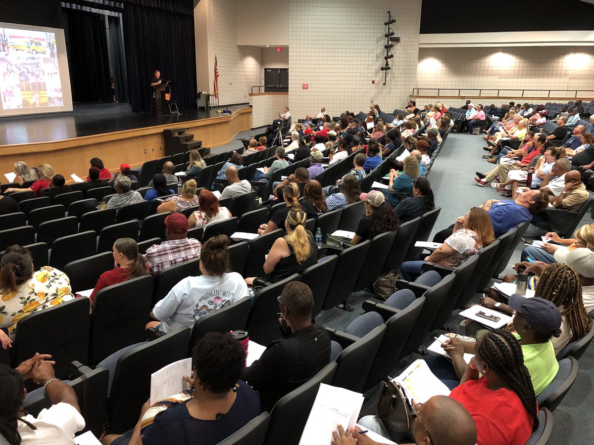 Enjoyed meeting with the <a href="/SchoolBusNCSS/">Newton County Schools | Transportation</a> team this morning and welcoming them back for the 2019-20 school year - committed to protecting 100% of our students 100% of the time. #NCSSbetheBest