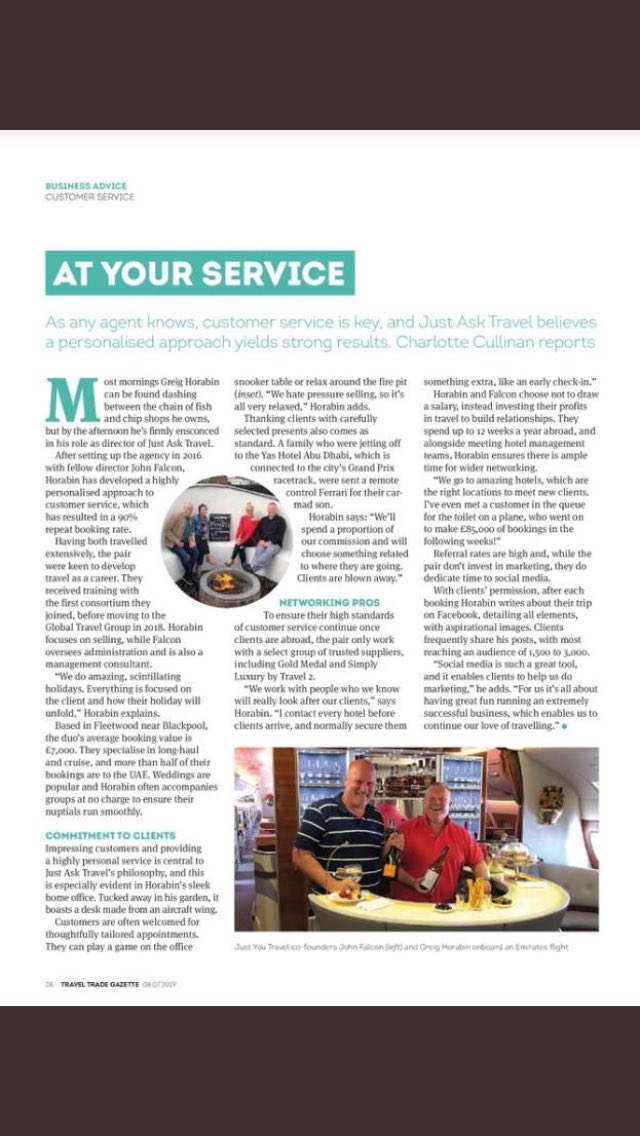 JoinGTG's tweet photo. SUPER PROUD of you both. Your passion &amp; enthusiasm for your business   is fantastic. Looking to start or move your existing travel business ?  Then you should talk to our team on 01244 521331 https://t.co/p6TBlwWtqq @TTGMedia https://t.co/aE7ByosKYi