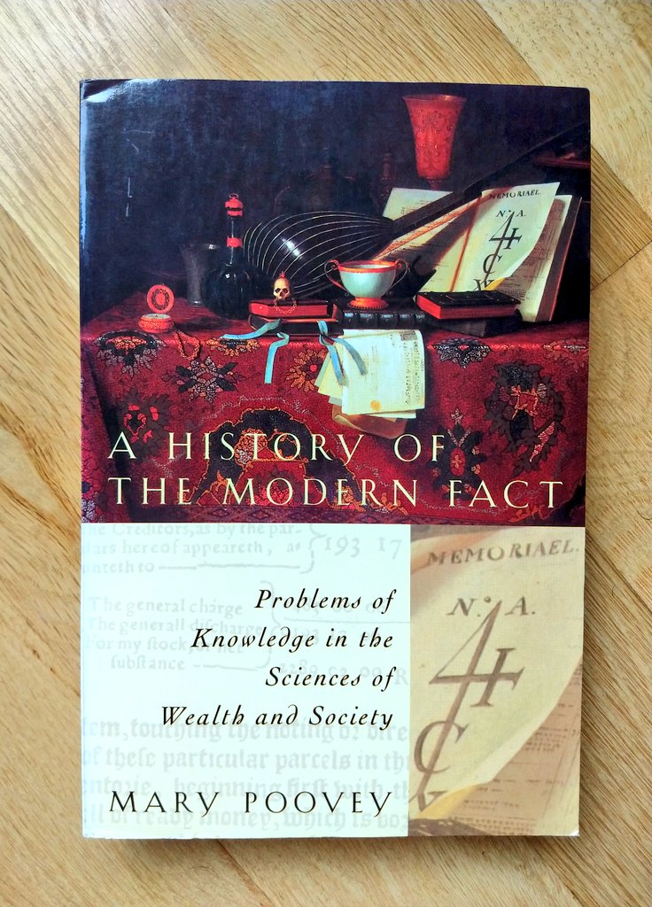 79. How did 'facts' become modernity's most favored unit of knowledge? A deep study about how numerical representation became the priveleged vehicle for generating useful facts & how belief -- as credit, credibility, credulity - becomes essential to production of knowledge.