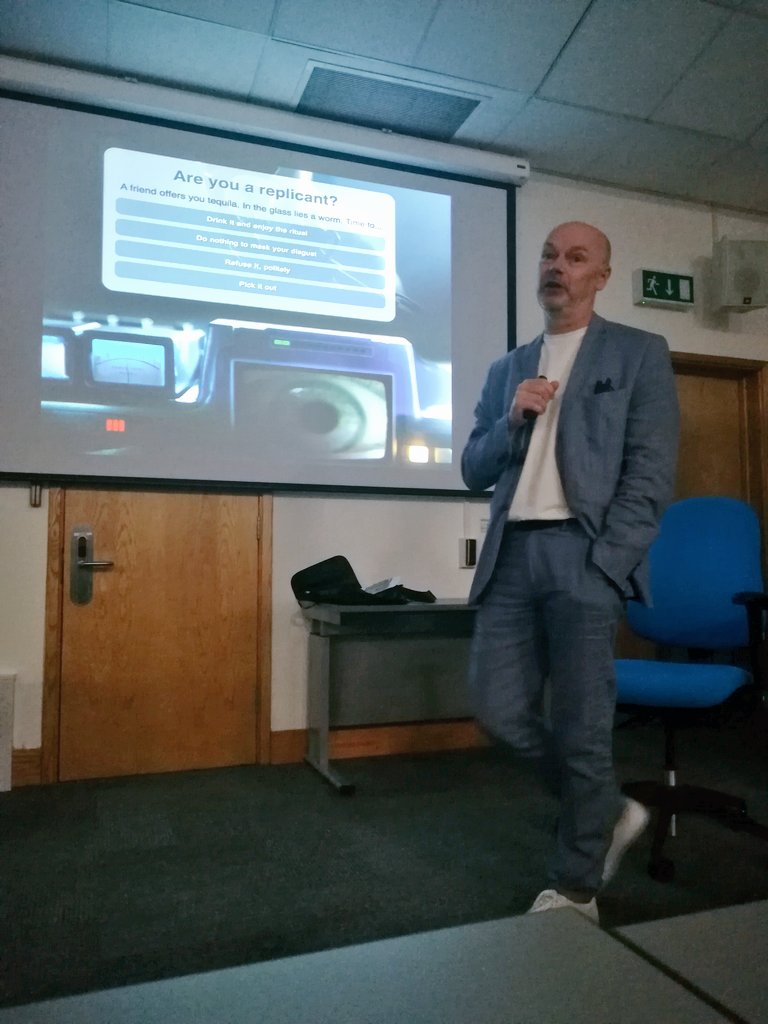 is_eud's tweet photo. Are you a replicant? #ISEUD2019 #BladeRunner https://t.co/kfe3ncHRgj