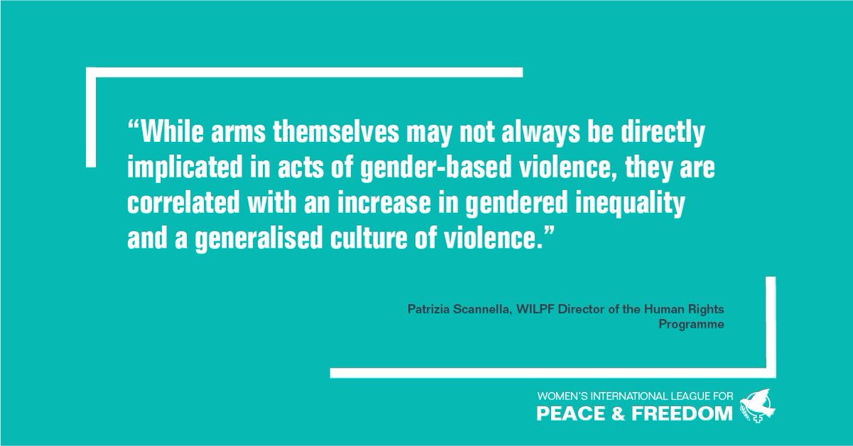 New #HumanRightsCouncil resolution reminds States of their human rights obligations in the arms trade. Focuses especially on the impact of arms on women and girls, including #SGBV. Read our analysis: wilpf.org/new-hrc-resolu…    #hrc41 #ArmsTradeTreaty #CEDAW #UNPoA