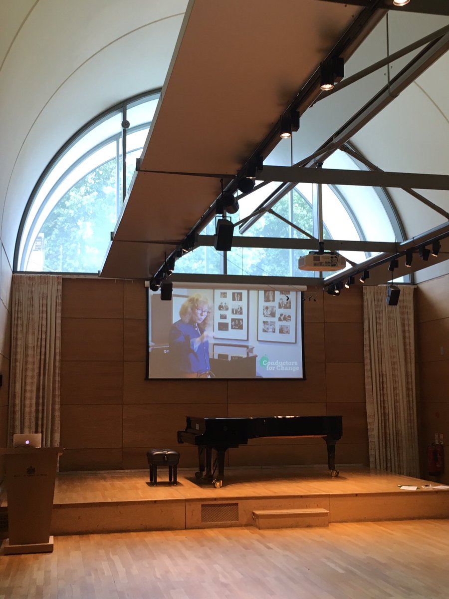 Orchestras4All's tweet photo. The stage is set to launch our brand new #CFConline #InclusiveEnsembleLeadership training course today - join us for the livestream of the event at 2:45pm on Facebook! https://t.co/d10wYpgL5g