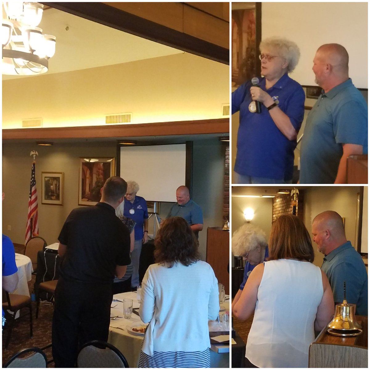 CoMoRotarySouth's tweet photo. Great way to start the year.  @CoMoRotarySouth recognizes Sgt. Scott Hedrick, retired from @ColumbiaPD , as our police officer of the year.  #serviceaboveself #rotary https://t.co/cp6uWjQ79Z