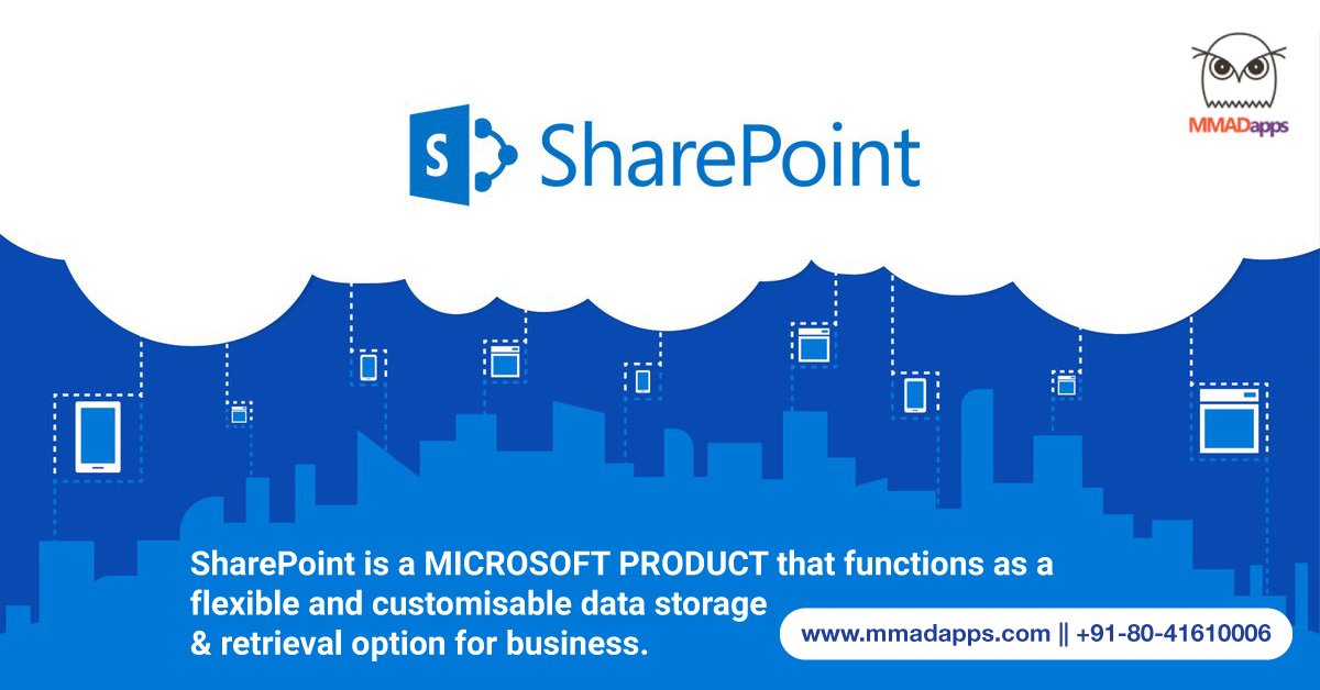 MMADapps's tweet image. #SharePoint Online offers the affordability of a monthly subscription service that can be accessed from any #digital device. It helps eliminate traditional hard copy printouts of documents, your organization may still prefer to do #business this way. 
#smallbusiness #mmadapps